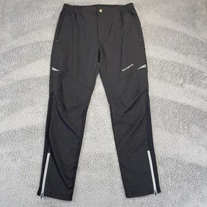 ROCKBROS Cycling Pants Mens XL Black Bicycle Reflective Zip Pockets Athleisure